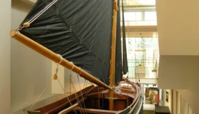 Das Galway City Museum 1 Ein Galwayer Schiff im Galway City Museum - WordRidden - cc