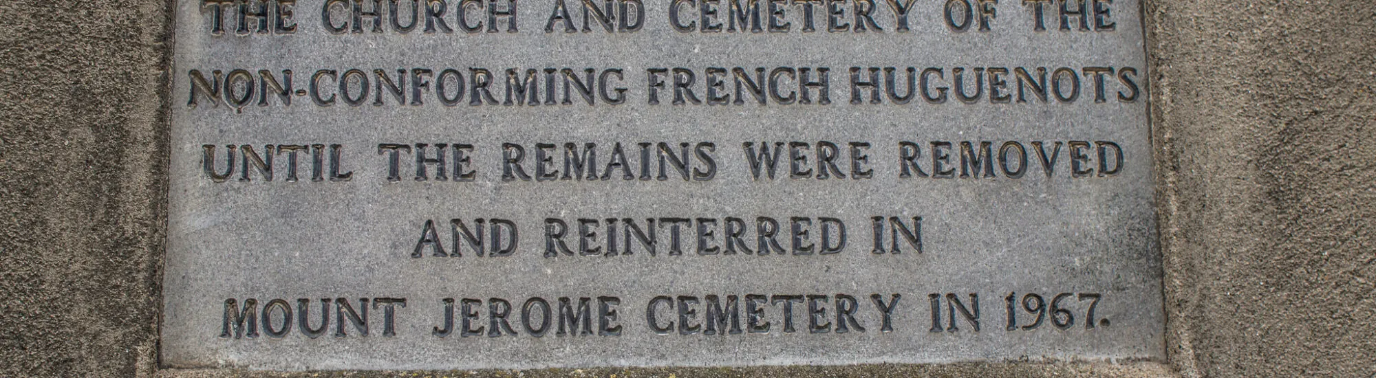 Der French Huguenot Cemetery (Friedhof der französischen Hugenotten)