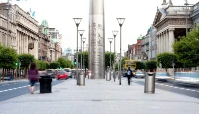 Der Spire auf der O'Connell Street in Dublin