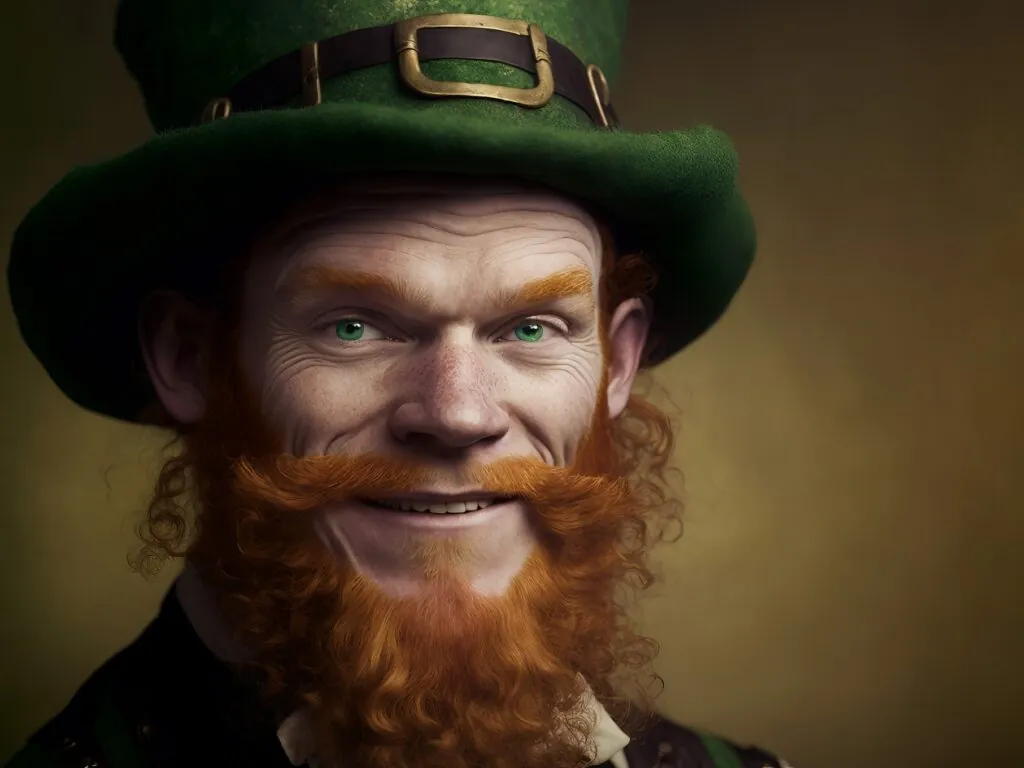 Un leprechaun tel qu'on le représente en Irlande - © ink drop