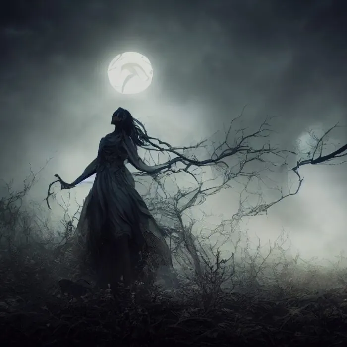 Eine Banshee im Herzen der Nacht in Irland - © Declan Hillman