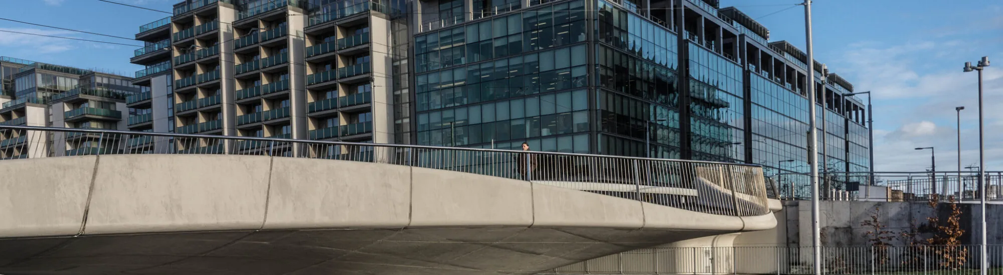 Die Spencer Dock Brücke