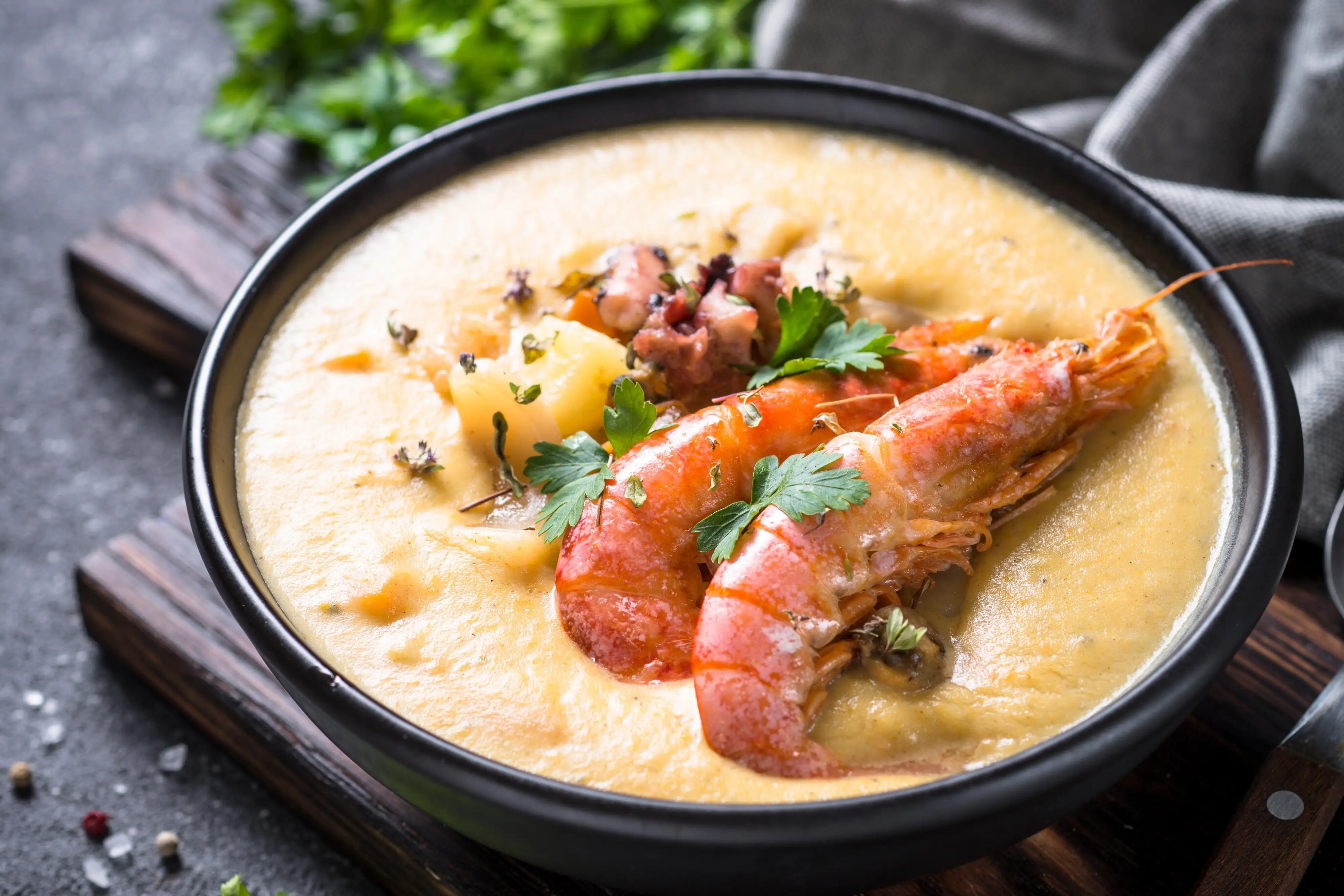 Die Seafood Chowder