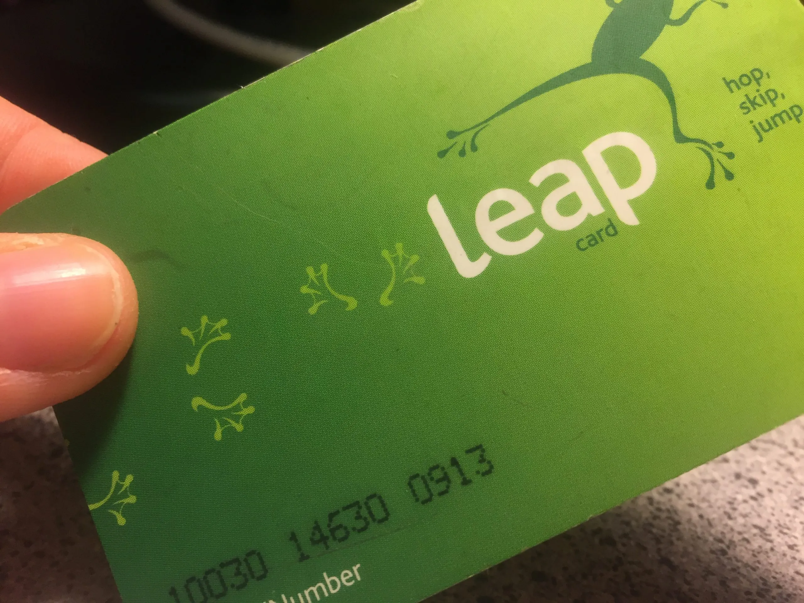 Une leap card - www.ceastudyabroadblog.com
