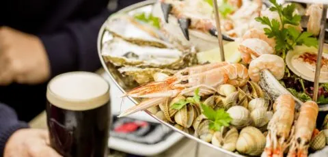 Meeresfrüchte-Platten in Irland