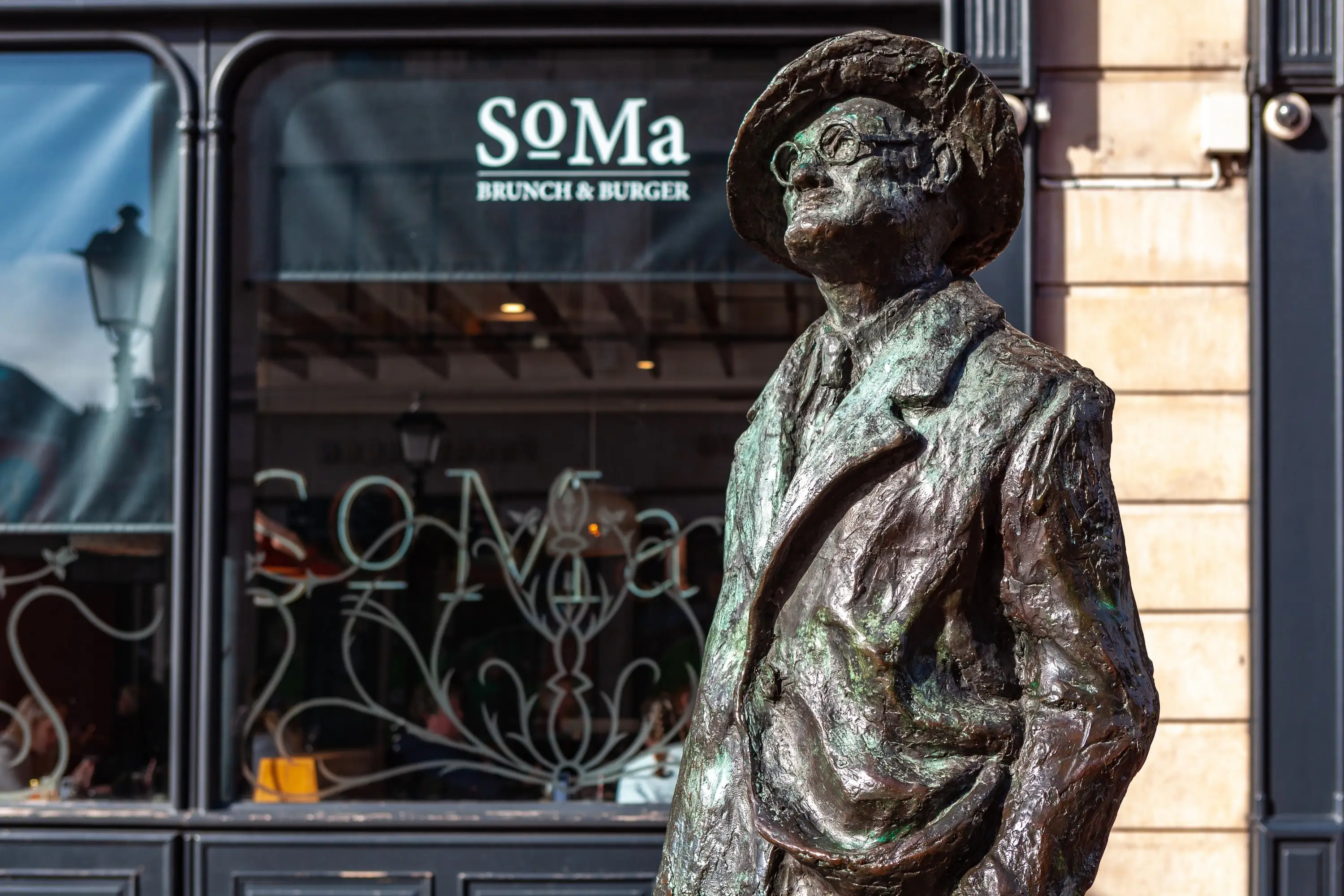 Die James Joyce Statue