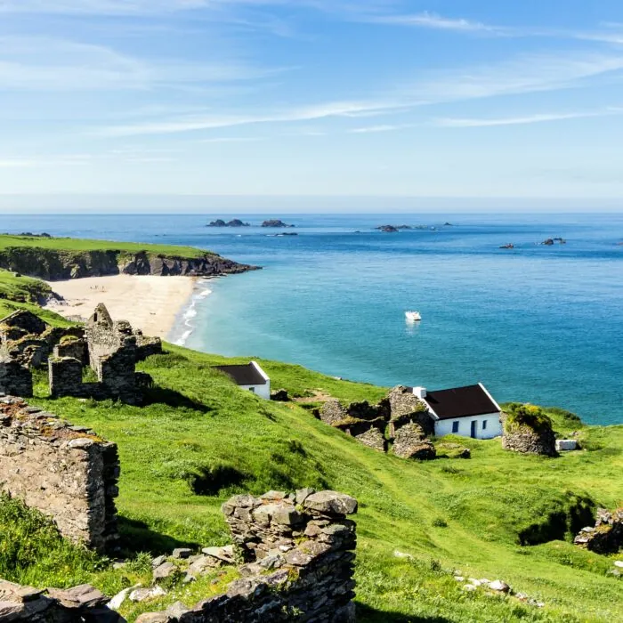 Le village abandonné de Great Blasket Island - © Noel