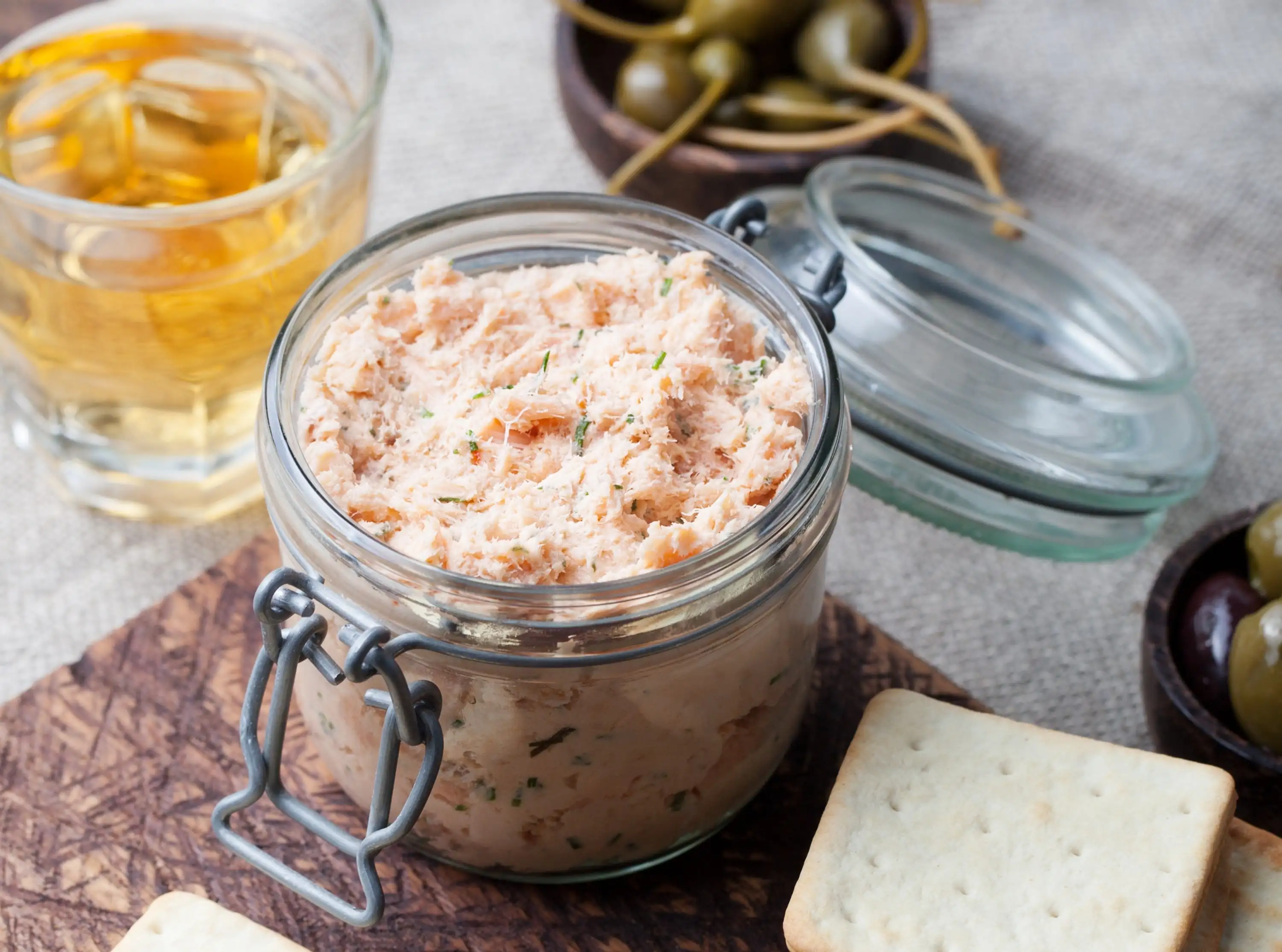 Geräucherte irische Lachs-Rillettes
