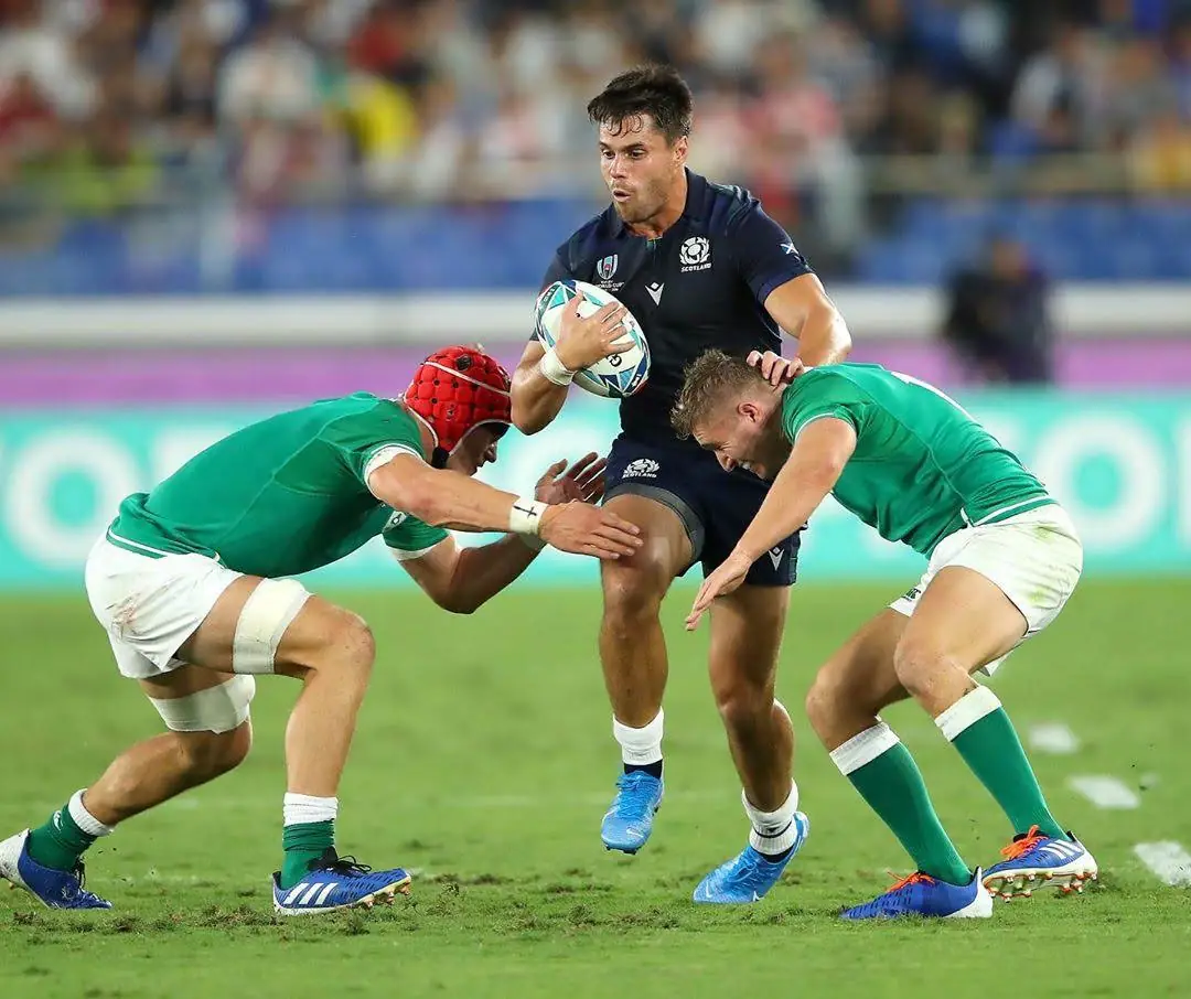 L'Irlande a battu l'Ecosse ce dimanche à Yokohama - https://www.rugbyworldcup.com