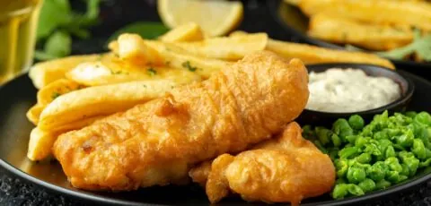 Fish and Chips mit Guinness