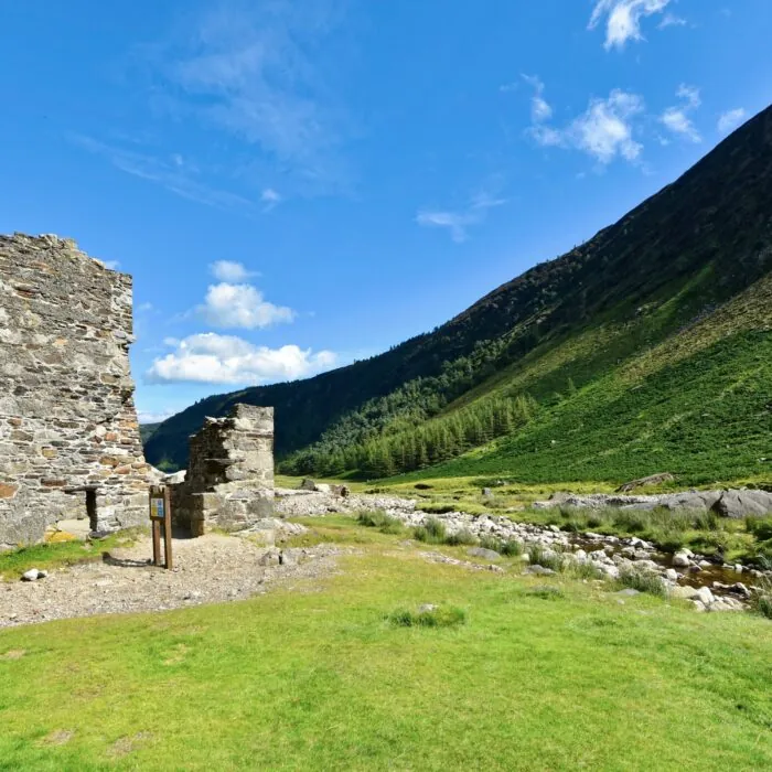 Das Miners Village im Nationalpark Monts of Wicklow - © Uwalthie Pic Project