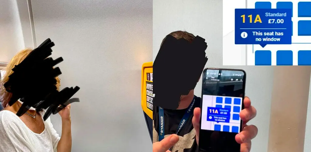 Ryanair antwortet selbstbewusst auf eine Passagierin, die unzufrieden ist, keinen Fensterplatz neben ihrem Sitz zu haben