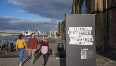 Titanic Distillers 1 Zugang zu den Titanic Distillers - © Tourism Ireland. Chris Hill Photographic
