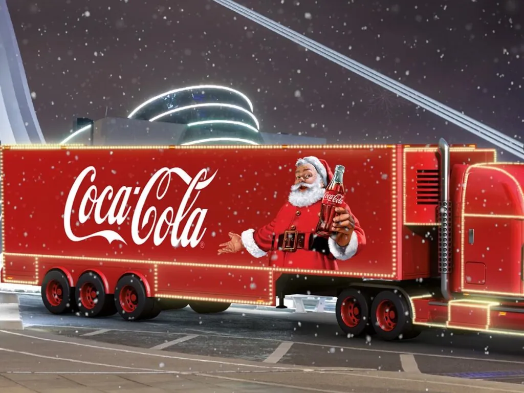 coca cola christmas truck
