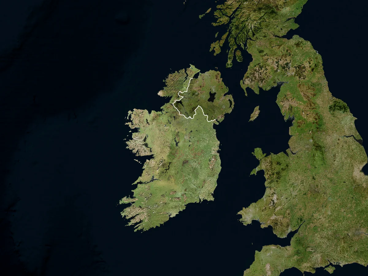 Satellitenbild von Irland - © Satellite Stocks