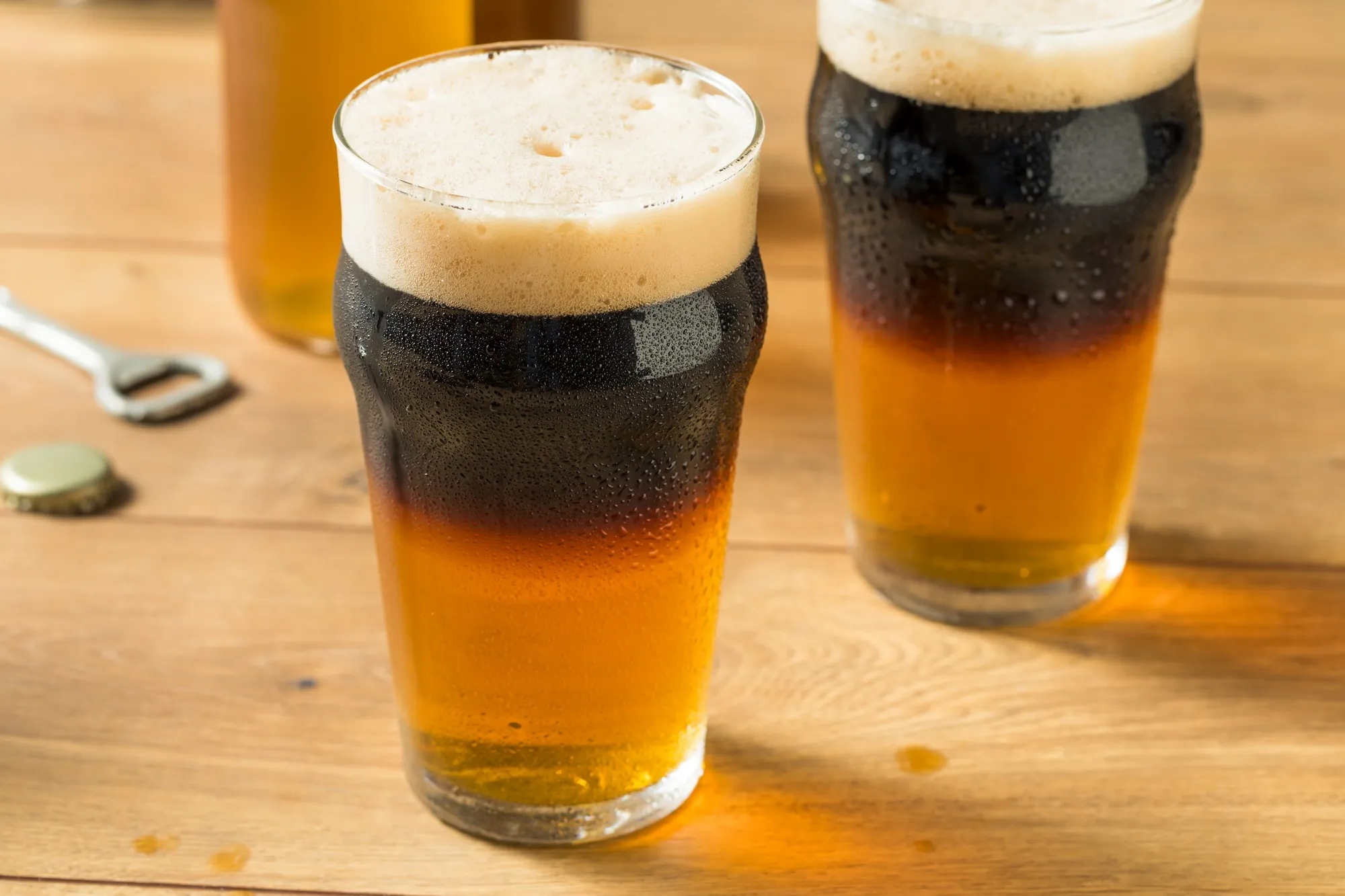 Un Black and Tans Cocktail - © rent Hofacker
