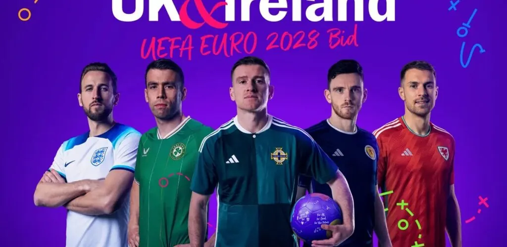 Euro 2028: Gastgeberländer sind Irland und das Vereinigte Königreich