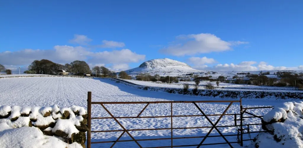 Der Schnee in Irland