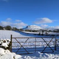 Der Schnee in Irland