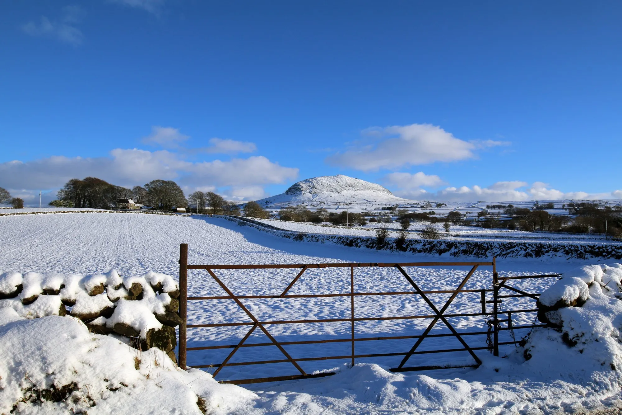 Schnee in Irland
