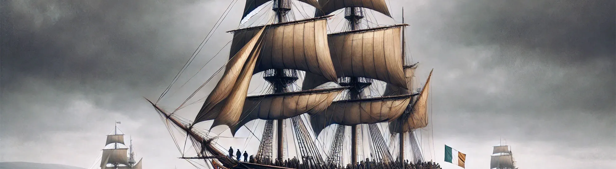 Die Sargschiffe oder „coffin ships“ der Großen Hungersnot