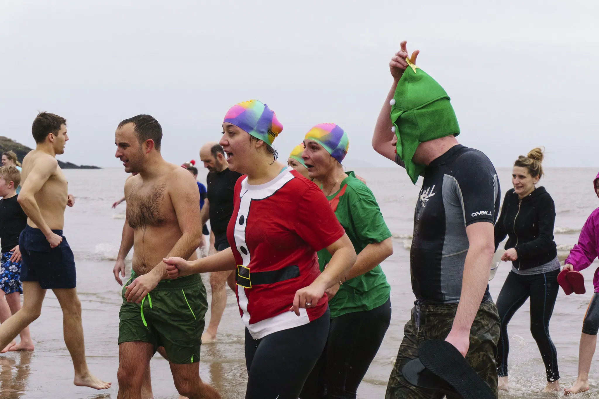 New Year’s Day Swim auf Achill Island
