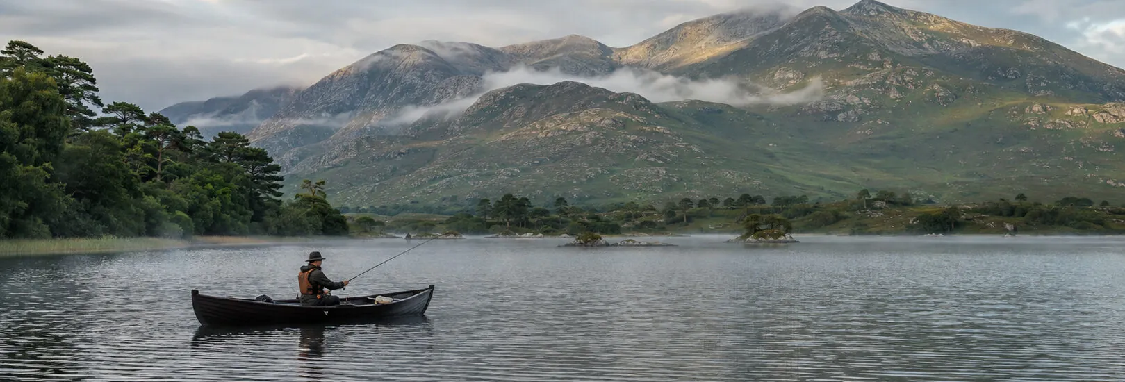 Angeln an den Seen von Killarney