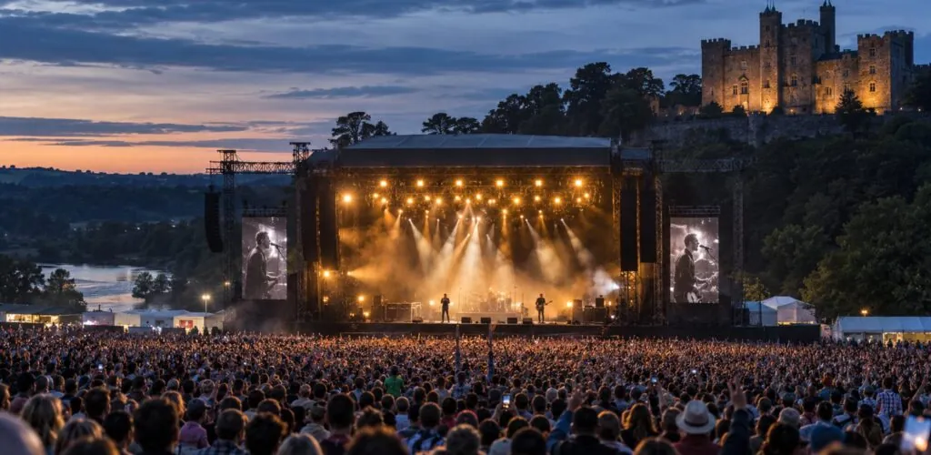 Concert d’Oasis à Slane Castle en Irlande devant une foule immense -Go-to-Ireland.com